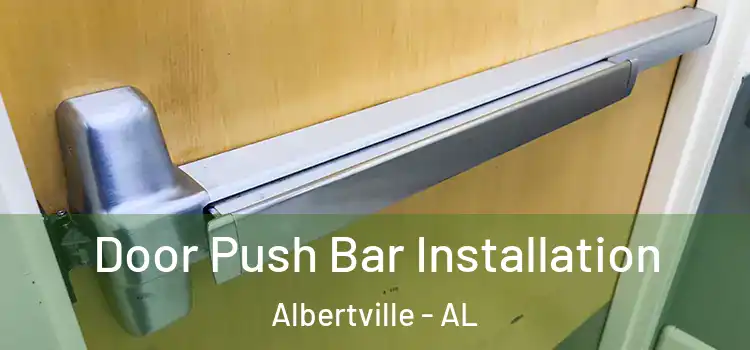 Door Push Bar Installation Albertville - AL